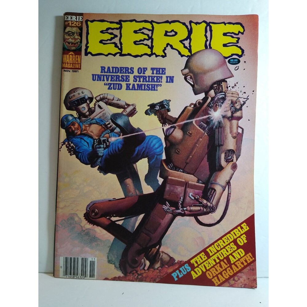 Eerie #126 Nov 1981 Warren Magazine Horror Sci-Fi Raiders Universe Robot Empire